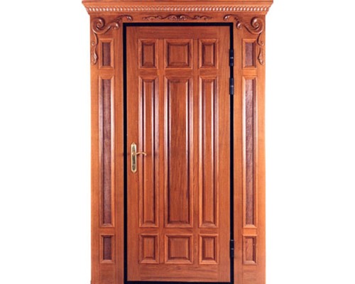 Парадная теплая дверь из массива дуба ВМД 018